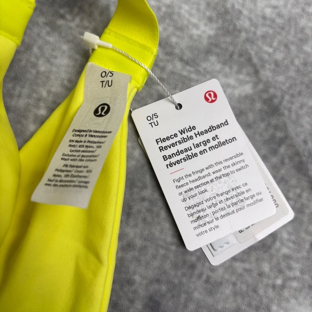 Lululemon Bundle Lot of 2‎ Headbands and 1 Reusable Shopping Bag NWT